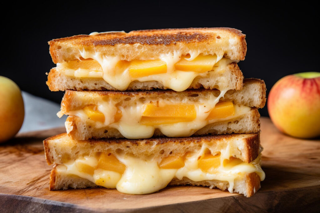 Apple Cheddar Grilled Cheese